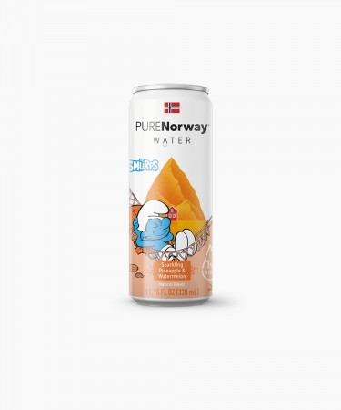 Smurfene Sparkling Pineapple & Watermelon (19.90,- per boks)